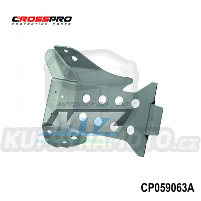Kryt pod motor hliníkový ALU Engine Guard - KTM 125SX / 07-11 + 125EXC+200EXC / 08-16  + 150SX / 09-11 + 150XC / 10-11 + Husaberg TE125 / 12-13