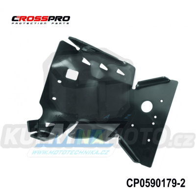 Kryt pod motor plastový DTC Engine Guard - Gas-Gas EC250+EC300 + XC250+XC300 / 18-20 (barva černá)