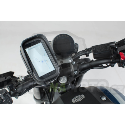 GPS sada tašky S a univerzální držák pro řidítka 22 28 mm 1 palec SW Motech GPS.00.308.30400/B