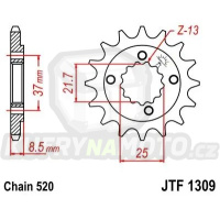 Řetězové kolečko JT JTF 1309-14 14 zubů