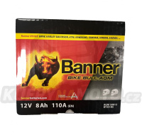 Moto baterie BANNER BTX9-BS
