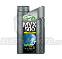 Motorový olej YACCO MVX 500 4T 15W50, YACCO (4 l)