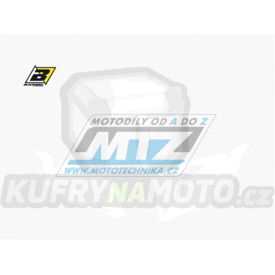 Polepy číslových tabulek (vystřižené) - Kawasaki KXF250 / 21-23 + KXF450 / 19-23 - barva bílá
