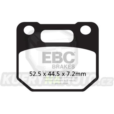 Brzdové destičky EBC FA110