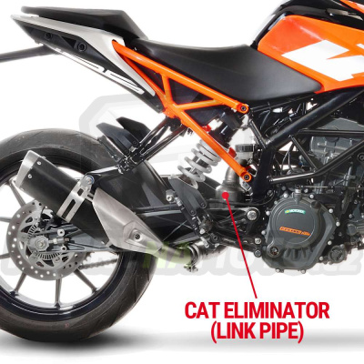 Výfuk Leo Vince KTM RC 125 2017 > CAT ELIMINATOR (LINK PIPE)  LVKN531-8086