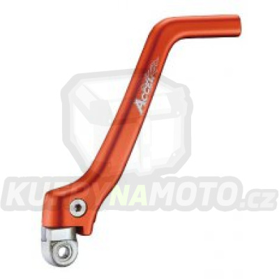 ACCEL páčka páka startéru (nakopávačka) hliníkový KTM SX85 '03-'17, SX105 '04-'11, barva oranžová