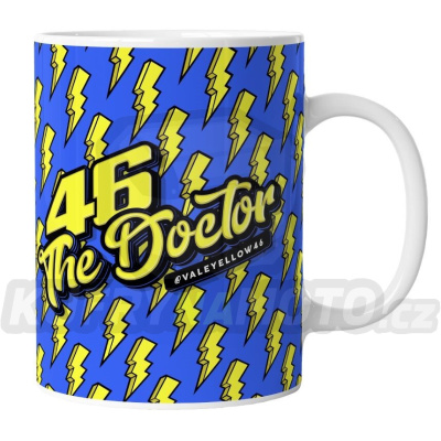 Hrnek VR46 VALEYELLOW modrý 505303