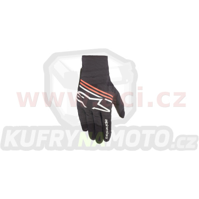 rukavice REEF, ALPINESTARS (černá/bílá/červená fluo) 2024
