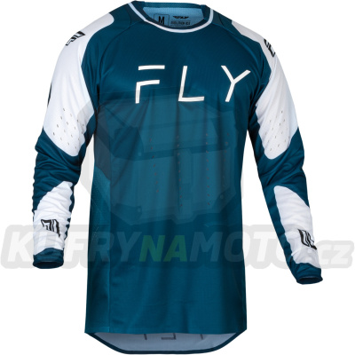 dres EVOLUTION DST. FLY RACING - USA 2024 (modrá/bílá)