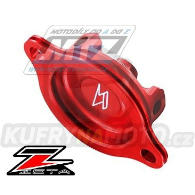 Víko olejového filtru - ZETA ZE90-1093 - Honda CRF450R / 17-25 + CRF450RX - červené