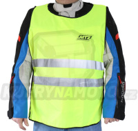 Vesta výstražná/reflexní pro motocykly/skútry - velikost XXL/XXXL