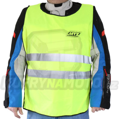 Vesta výstražná/reflexní pro motocykly/skútry - velikost XXL/XXXL