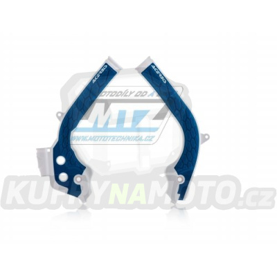 Kryty rámu KTM 125SX+150SX+250SX / 16-18 + 250SXF+350SXF+450SXF / 16-18 + KTM EXC+EXCF / 17-19 + Husqvarna TC125+TC250+TE250+TE300 + FC250+FC350+FC450+FE450+FE501 - barva bílo-modrá