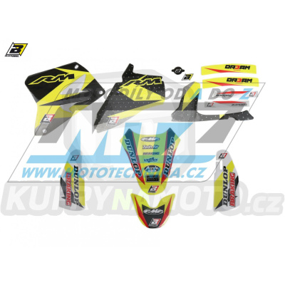 Polepy na motocykl (sada polepů Dream) Suzuki RM85 / 02-23 - typ polepů Dream3 Graphic