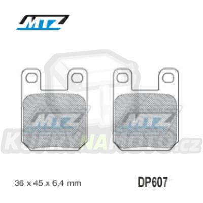 Destičky brzdové DP607-FM - MTZ směs Offroad Profi