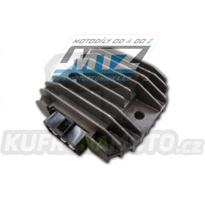 Regulátor dobíjení Kawasaki KMX125 + KLF220 Bayou + KLE250 + KLR600 + KLR650 + KLX650 + KLR650 Tengai + GPZ750A Unitrak + VN1500 Vulcan + Suzuki DR650SE + XF650 Freewind + Yamaha XC125 Cygnus X + YP125 Majesty + YP180 Majesty + XP500 T-Max
