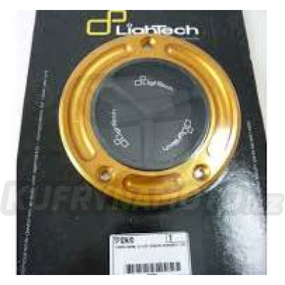 Víčko nádrže Lightech TF5N/O černo zlaté Aprilia + Triumph