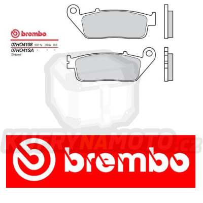Brzdové destičky Brembo HONDA XL V TRANSALP 600 r.v. Od 94 - 96 směs Originál Přední