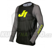 Dres JUST1 J-FLEX ARIA tmavě šedo/neonově žlutý