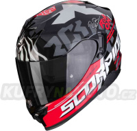 Moto přilba SCORPION EXO-520 EVO AIR ROK BAGOROS černo/červená