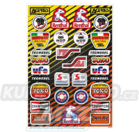 Polepy univerzální Sponzor Logo - univerzální 5076V Kit Adesivi Loghi Sponsor Tecnosel Vintage