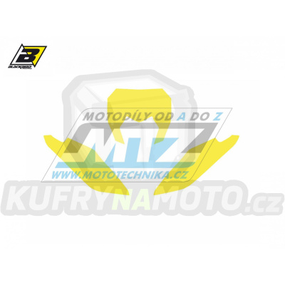 Polepy číslových tabulek (vystřižené) - Sherco SE-R+SEF-R / 13-16 - barva žlutá