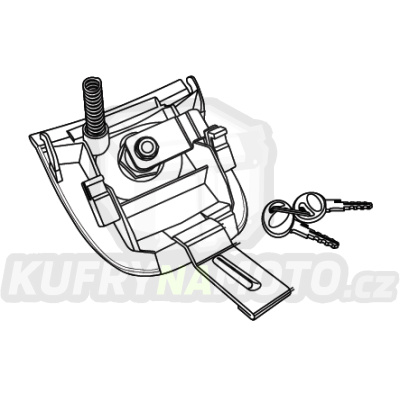Zamykací mechanismus SHAD D1B29MAR pro SH29/SH26