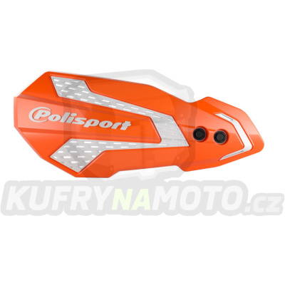 Chrániče páček POLISPORT MX FLOW 8308200003 s montážní sadou oranžovo/bílé