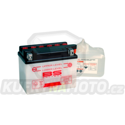 Konvenční motocyklová baterie BS-BATTERY BB7L-B Včetně balení kyseliny