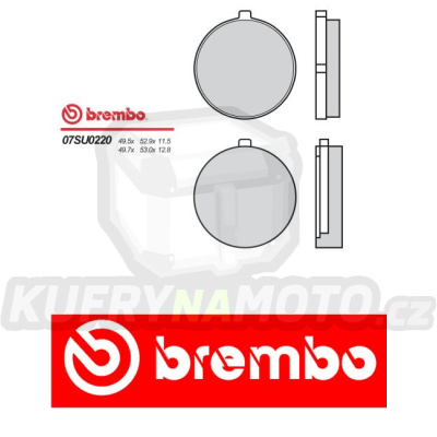 Brzdové destičky Brembo SUZUKI GS L, N, LN 750 r.v. Od 79 -  směs Originál Přední