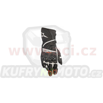 rukavice GP PLUS R 2, ALPINESTARS (černá/bílá) 2024