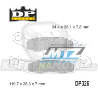 Destičky brzdové DP326 - DP BRAKES směs Premium Sinter OEM