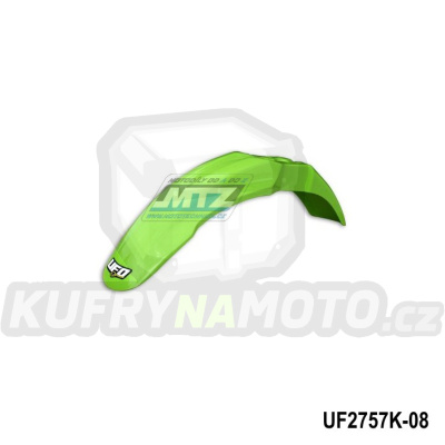 Blatník přední &quot;Restyling&quot; Kawasaki KX80 + KX85 / 91-13 - barva zelená