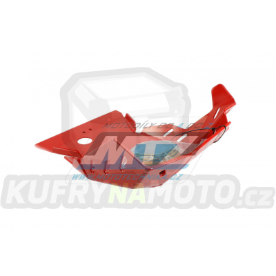 Kryt pod motor hliníkový ALU Engine Guard - Gas-Gas EC250+EC300 + XC250+XC300 / 18-20 (barva červená)
