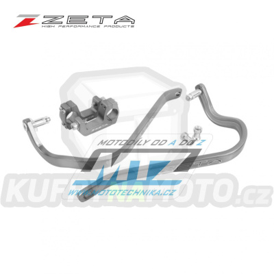 Bástry (kryty páček) ZETA Armor-Guard s kitem - ZETA ZE72-0153 - KTM + Husqvarna  + Gas-Gas + Beta + Sherco - barva titan