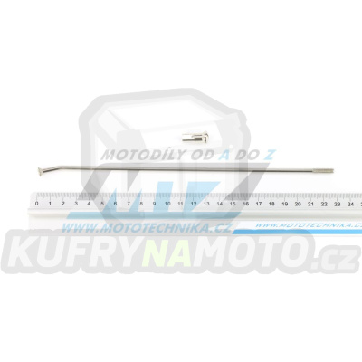 Drát/Špice nerezové do kola + Niple 21&quot; - KTM 790 Adventure / 19-20 + KTM 1090 Adventure / 13-19 + KTM 1190 Adventure / 13-16 + KTM 1290 Adventure 15-19 + KTM 890 Adventure / 21