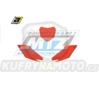 Polepy číslových tabulek (vystřižené) - Honda CRF250 / 14-17 + CRF450 / 13-16 - barva červená