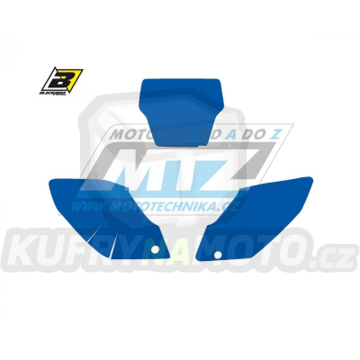 Polepy číslových tabulek (vystřižené) - Honda CRF250 / 04-05 - barva modrá