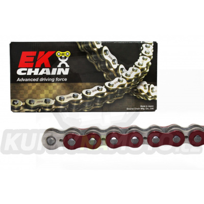 QX-kroužkový řetěz EK 520 SRX2 1920 článků Metalická červená