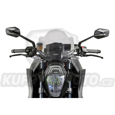 Plexi plexisklo MRA KTM 1290 Superduke R 2013 - 2016 typ racing NRM čiré