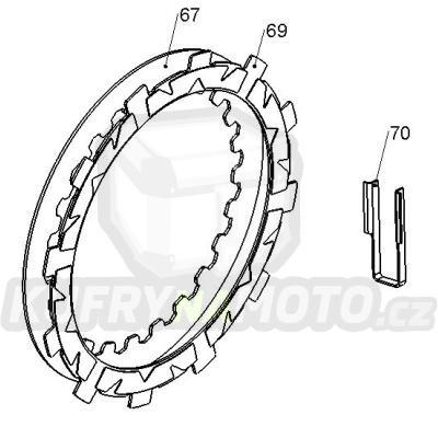 REKLUSE CORE MANUAL spojka TORQDRIVE - YAMAHA WR450F (08-18), YFZ450 ATV (04-09), YFZ450 ATV (12-13), YFZ450 ATV (17), YFZ450R ATV (09-18), YFZ450X ATV (10-)