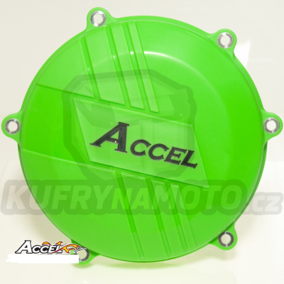 ACCEL kryt krytu spojky (plastový) KAWASAKI KXF450 '16-'17 barva zelená