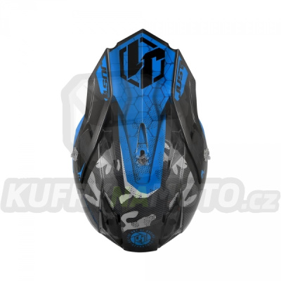 Dětský kšilt JUST1 J32 PRO SWAT camo fluo modrý