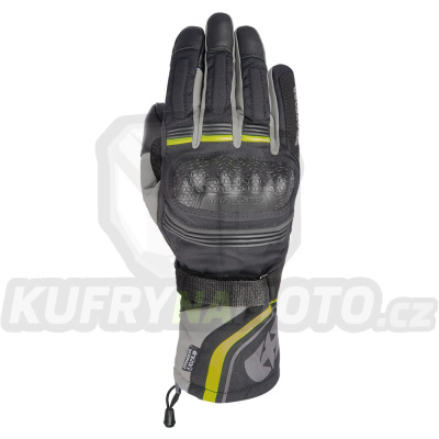 rukavice MONTREAL 4.0 DRY2DRY™, OXFORD (černé/šedé/žluté fluo)