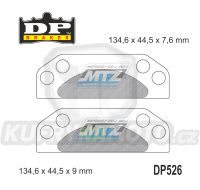 Destičky brzdové DP526 - DP BRAKES směs Premium Sinter OEM