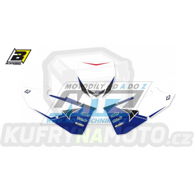 Polepy číslových tabulek (vystřižené) - Yamaha YZ125+YZ250 / 15-21 - typ polepů Dream4
