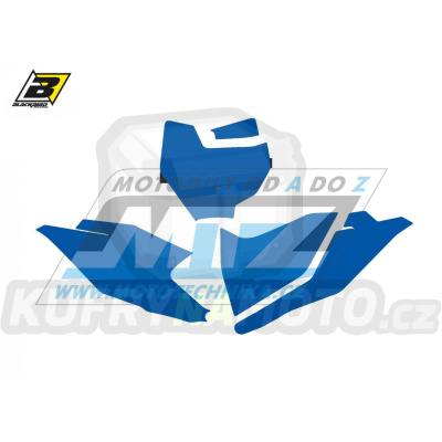Polepy číslových tabulek (vystřižené) - KTM 85SX / 18-23 - barva modrá