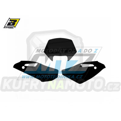 Polepy číslových tabulek (vystřižené) - Husqvarna TE250+TE450+TE510 / 08 - barva černá