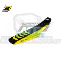 Potah sedla Suzuki RM85 / 02-25 - barva černo-žlutá - typ potahu DG3