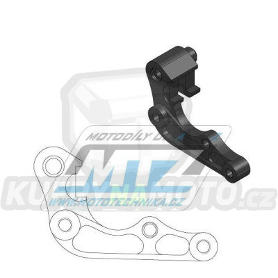 Adaptér brzdového kotouče pro průměr 270mm Oversize Adapter - Honda CRF250R+CRF450R / 15-18 +  CRF450RX / 17-18